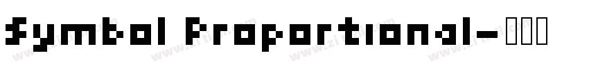 Symbol Proportional字体转换 Symbol Proportional字体转换